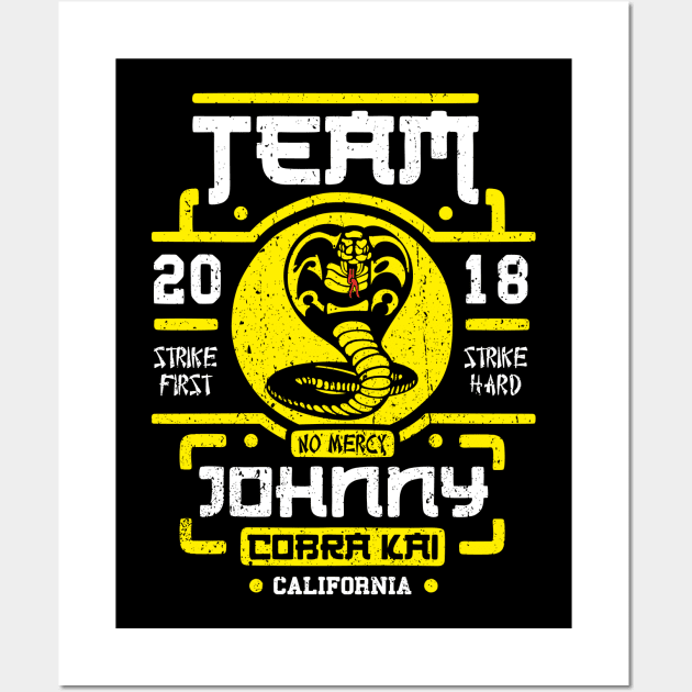 Team Johnny Wall Art by Olipop